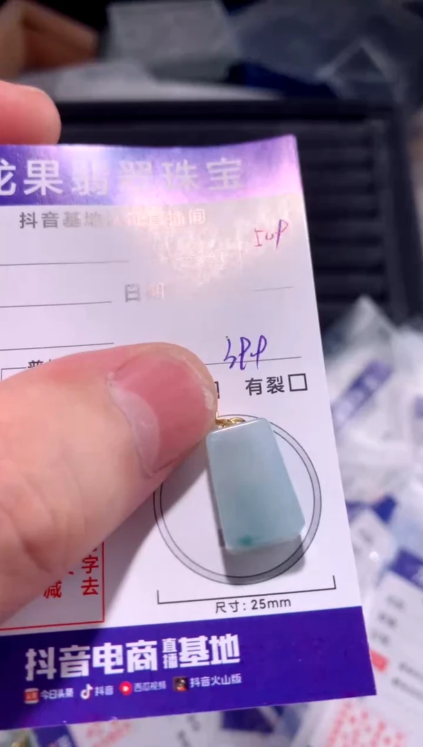翡翠未镶嵌颈饰无事牌509