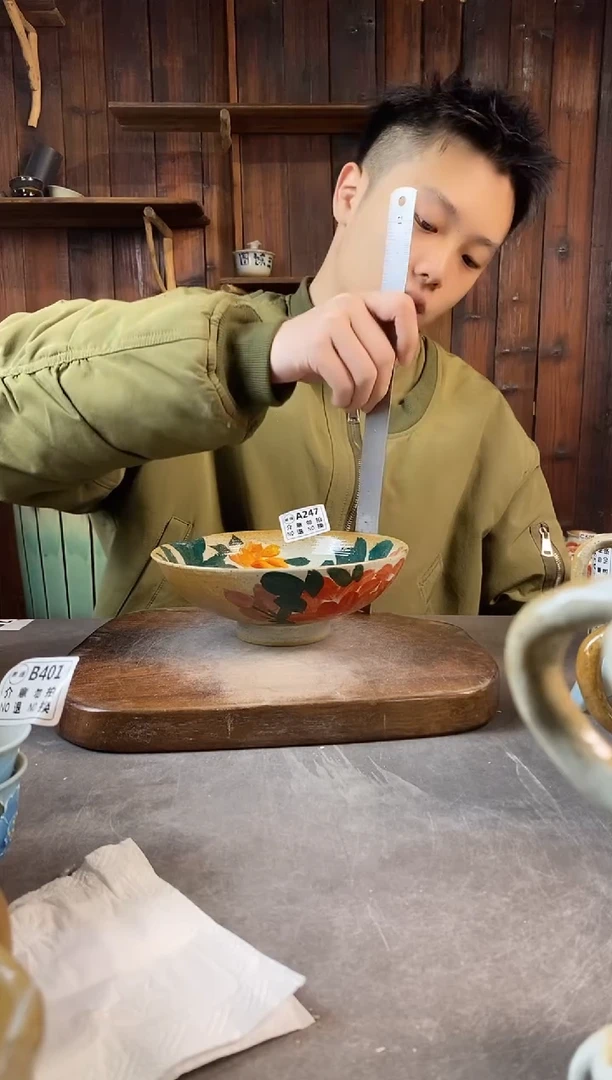 碗247瑕，手工手绘，超值陶瓷！