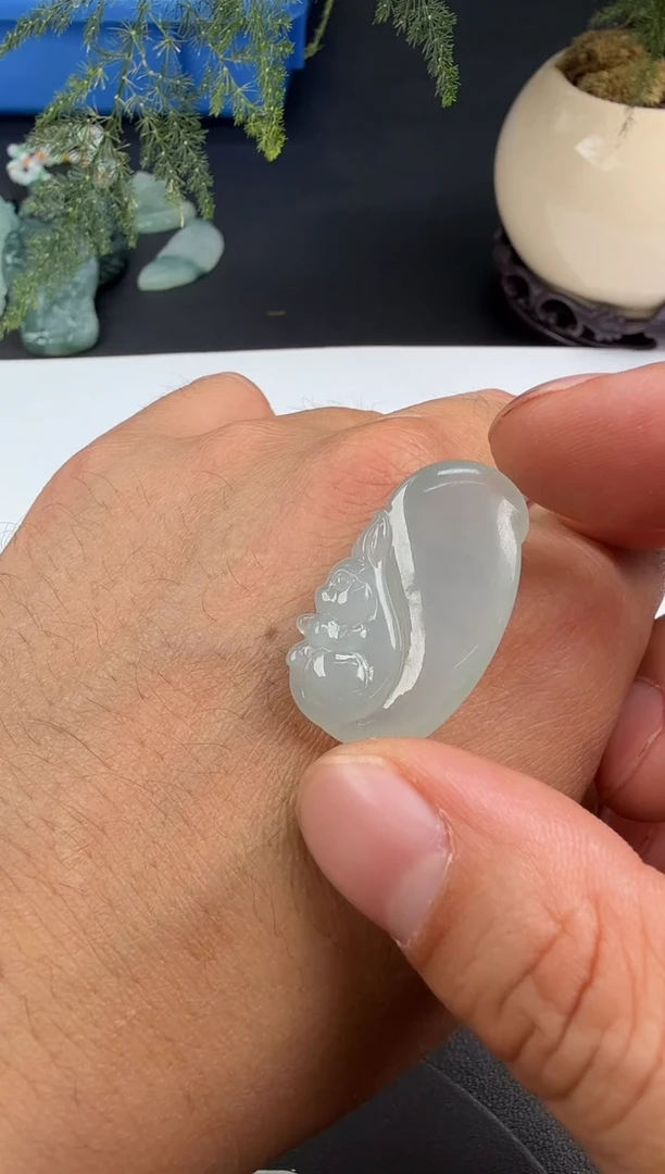 吊坠(不含链)未镶嵌翡翠翡翠饰品-227