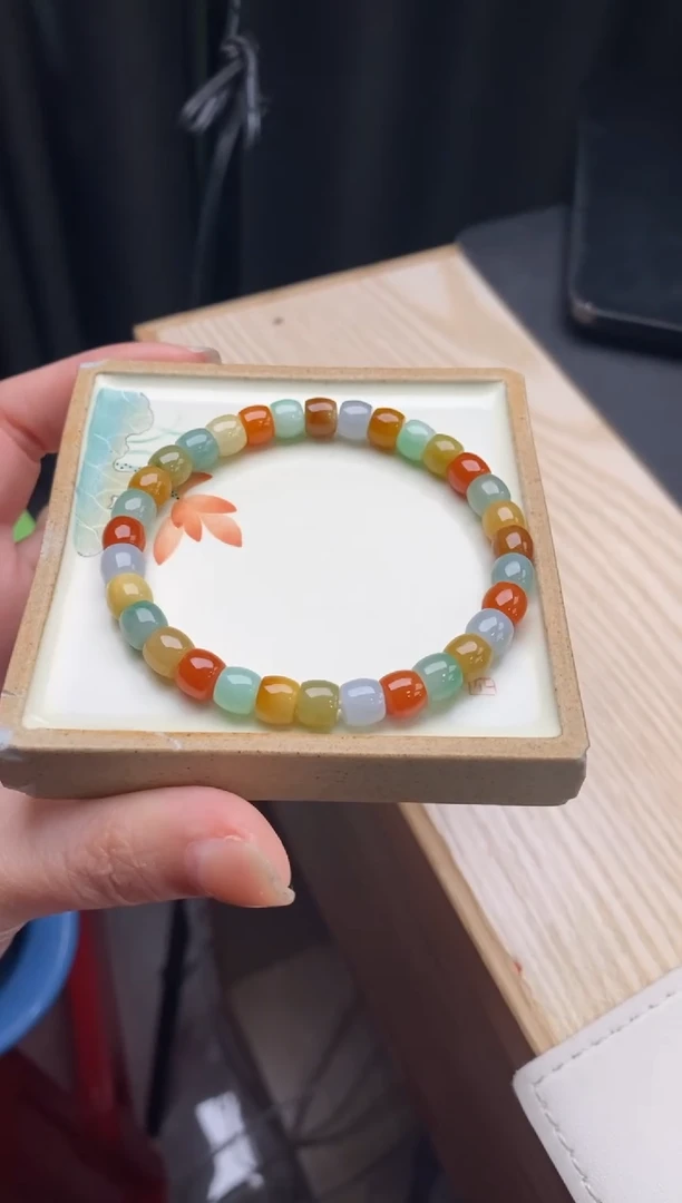 【闪购商品】翡翠手链未镶嵌天然翡翠手串d117