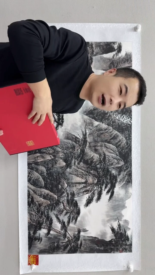 国画强*画家贺润川8平尺山水