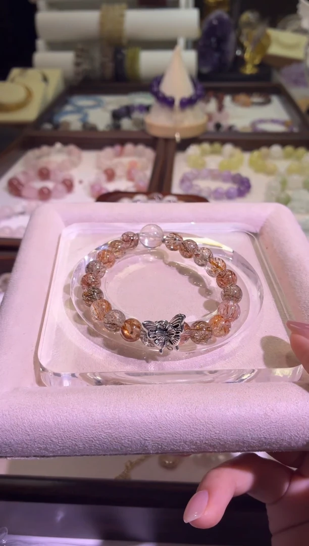 未镶嵌手串水晶8号闪购黑金超七福利款！！