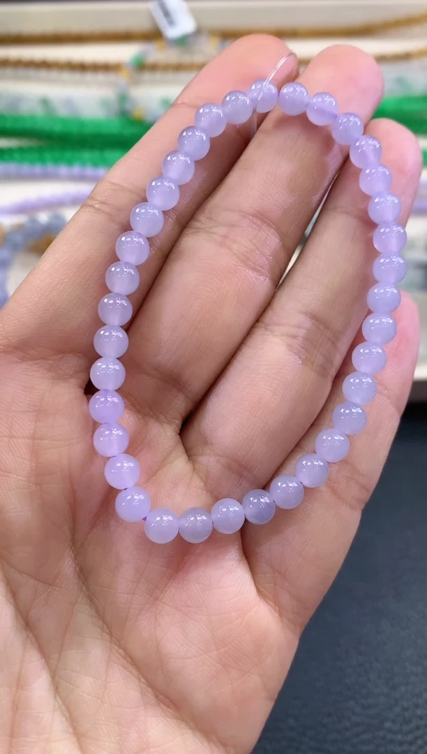 【闪购商品】翡翠手串未镶嵌D30 有色差  