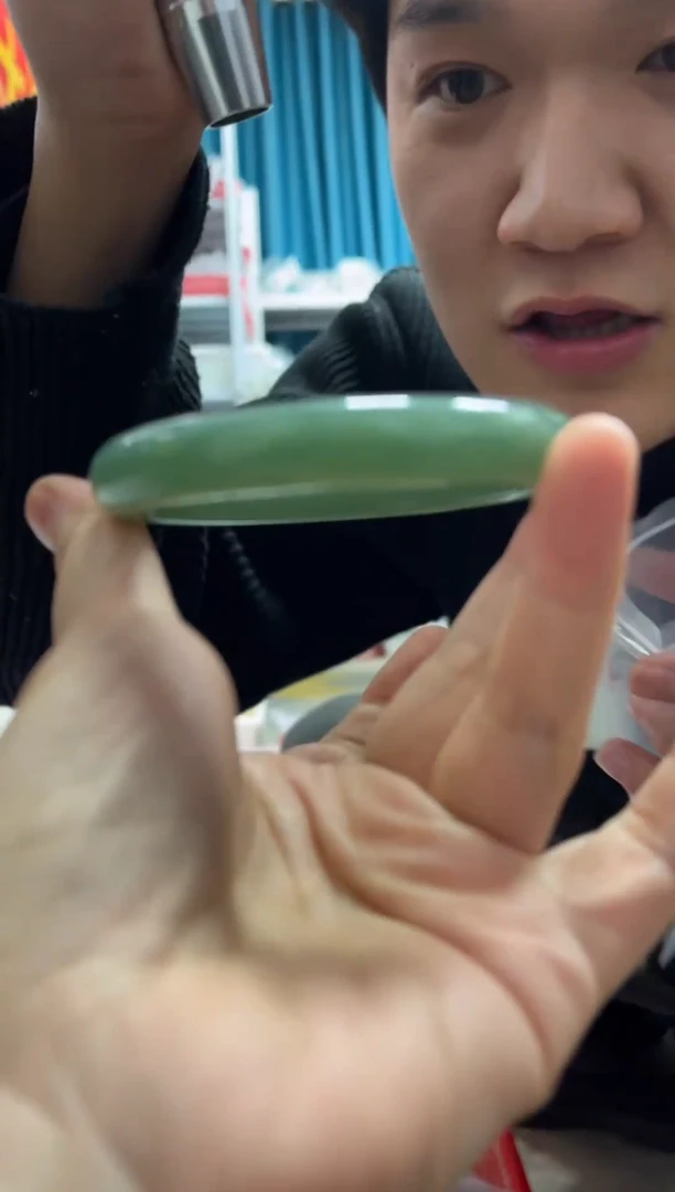 【闪购商品】和田玉颈饰未镶嵌A13且末蓝正圈60