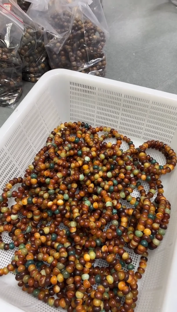 【闪购商品】菩提根/象牙果手串12深的瑕疵不挑（202）