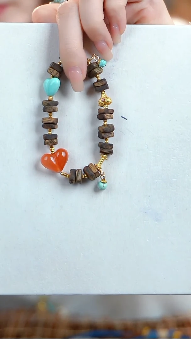 未镶嵌绿松石手串1