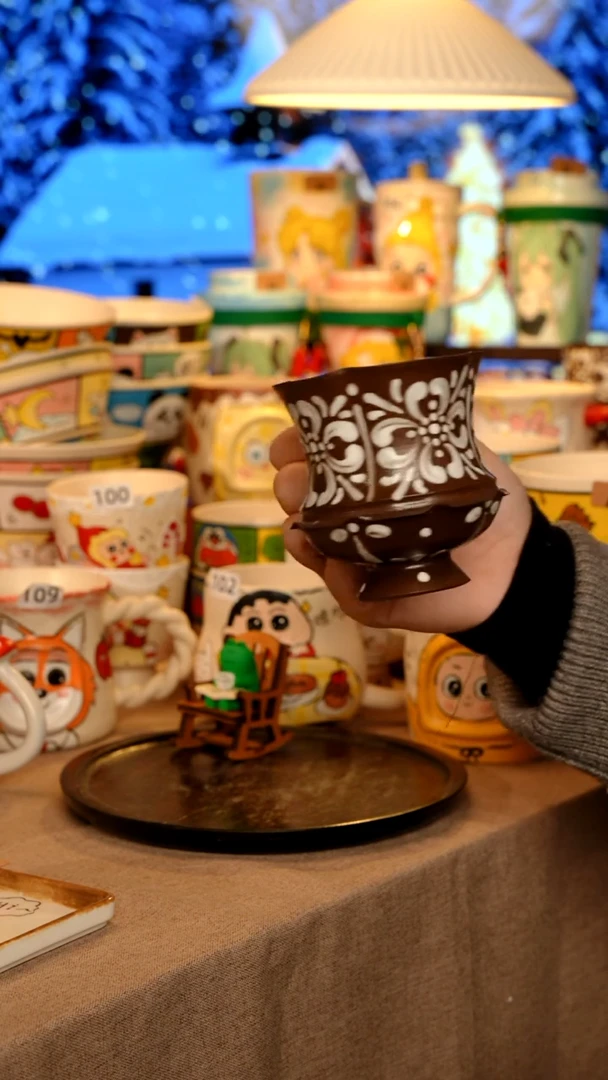 陶瓷029紫砂景德镇原创手作设计师款高温手工手绘