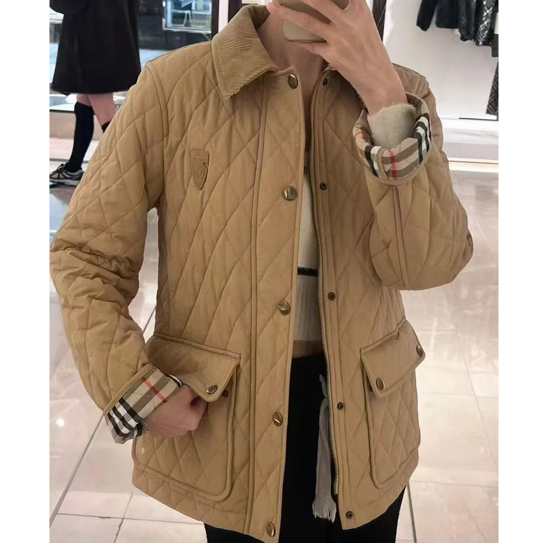 BURBERRY/博柏利巴宝莉 女款 黑色谷仓 短款棉服