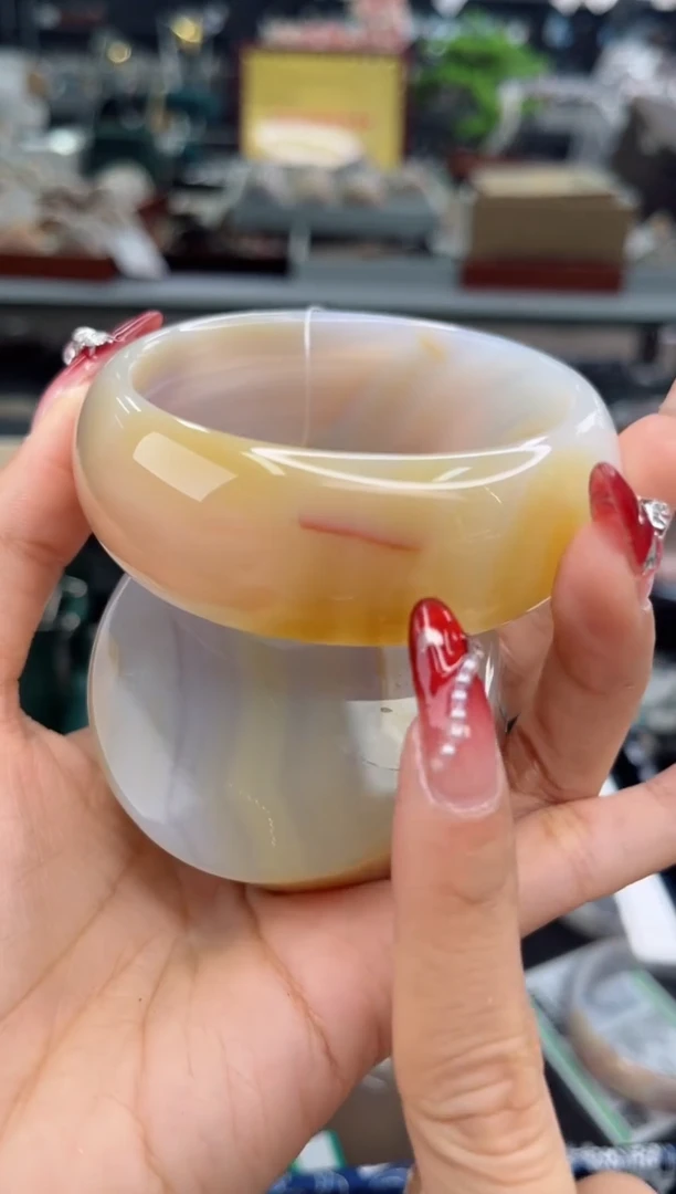 【闪购商品】石英质玉手镯未镶嵌60圈口（赠品镯心）3563386