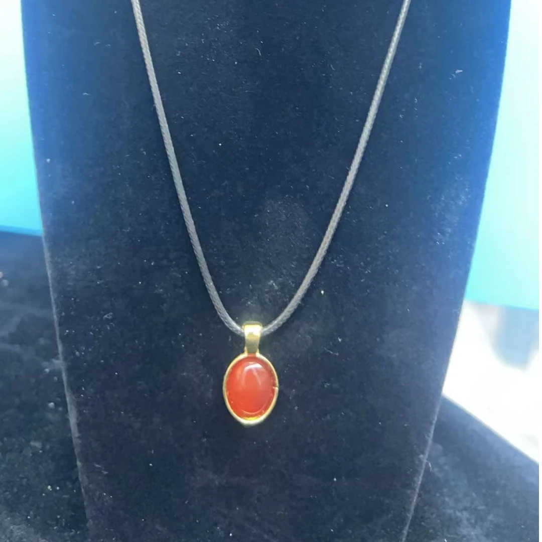 云南保山红玛瑙高冰元宝吊坠福利A-1000