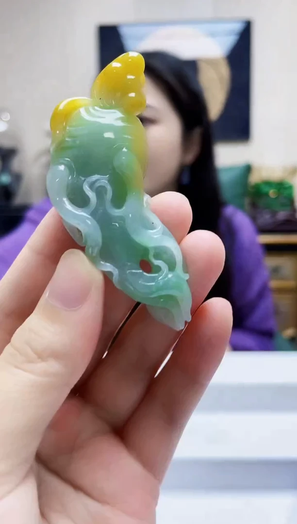 未镶嵌定制翡翠吊坠137