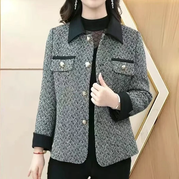 2025早春高端减龄时尚洋气小香风女士外套