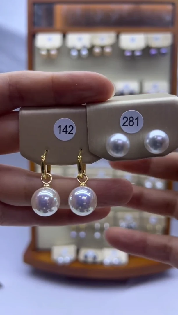 未镶嵌耳饰淡水珍珠142+281