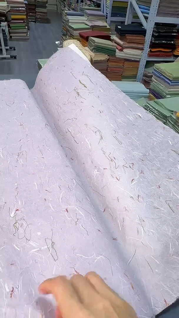 纯手工四尺整张50张丁香紫青丝红花雁楮清水云龙