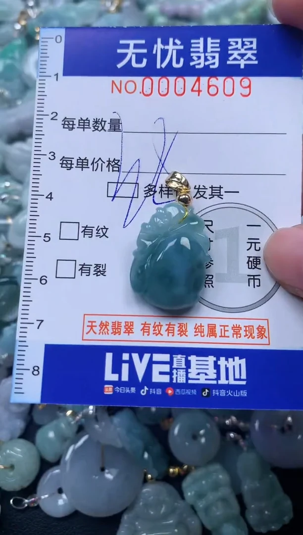 颈饰未镶嵌翡翠4609
