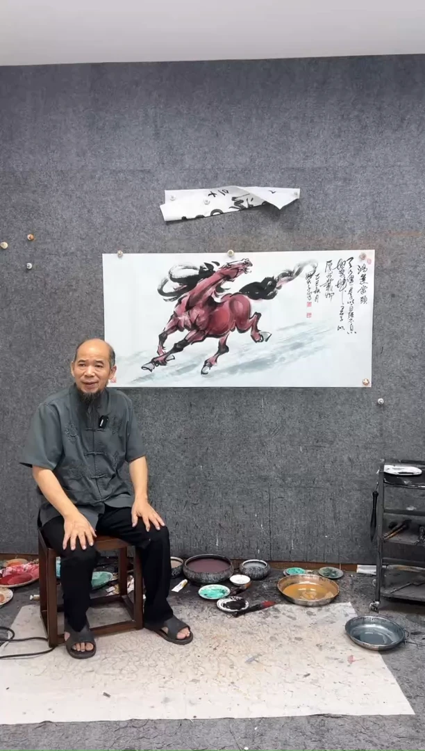 国画王*建鸿运当头 带收藏证书