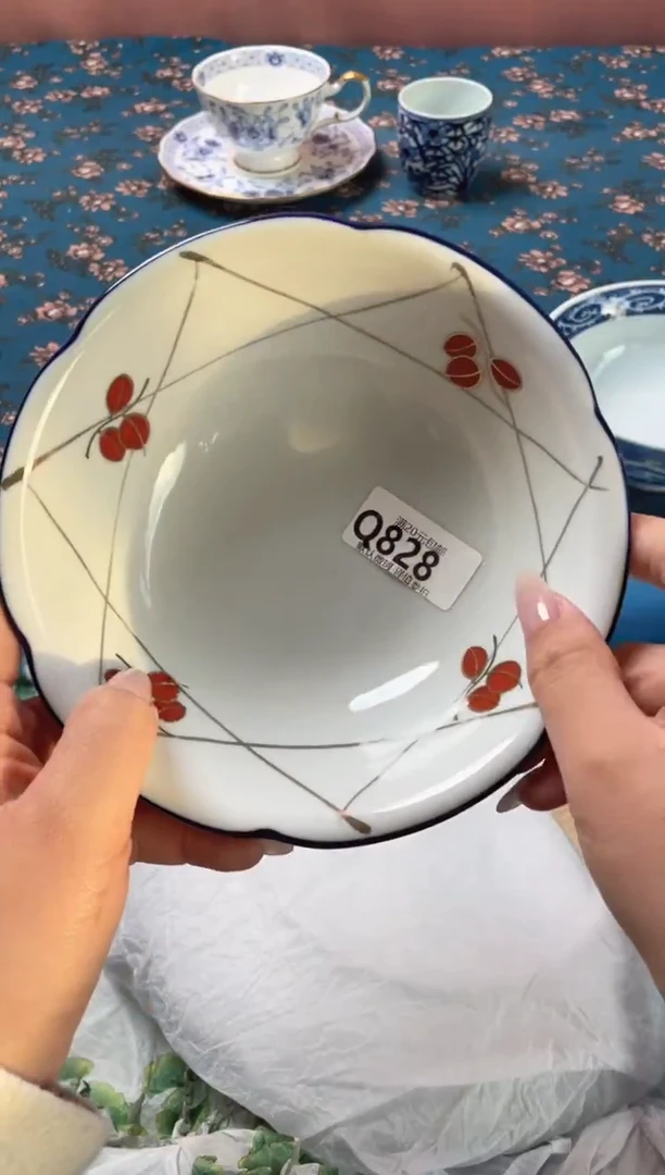 瓷片灼**华瓷器瓷器Q828