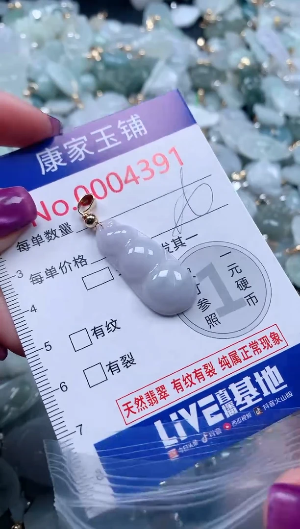颈饰未镶嵌翡翠4391