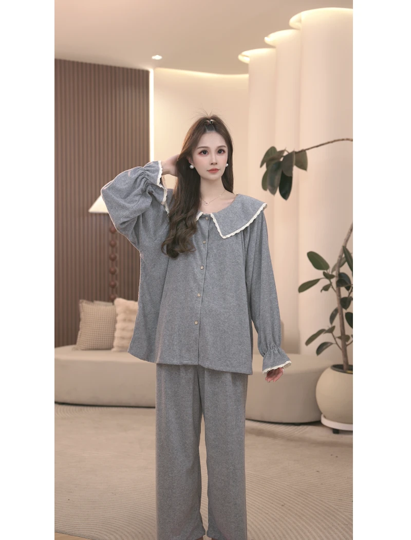 DM【温莎小姐】高定设计款时尚家居服套装