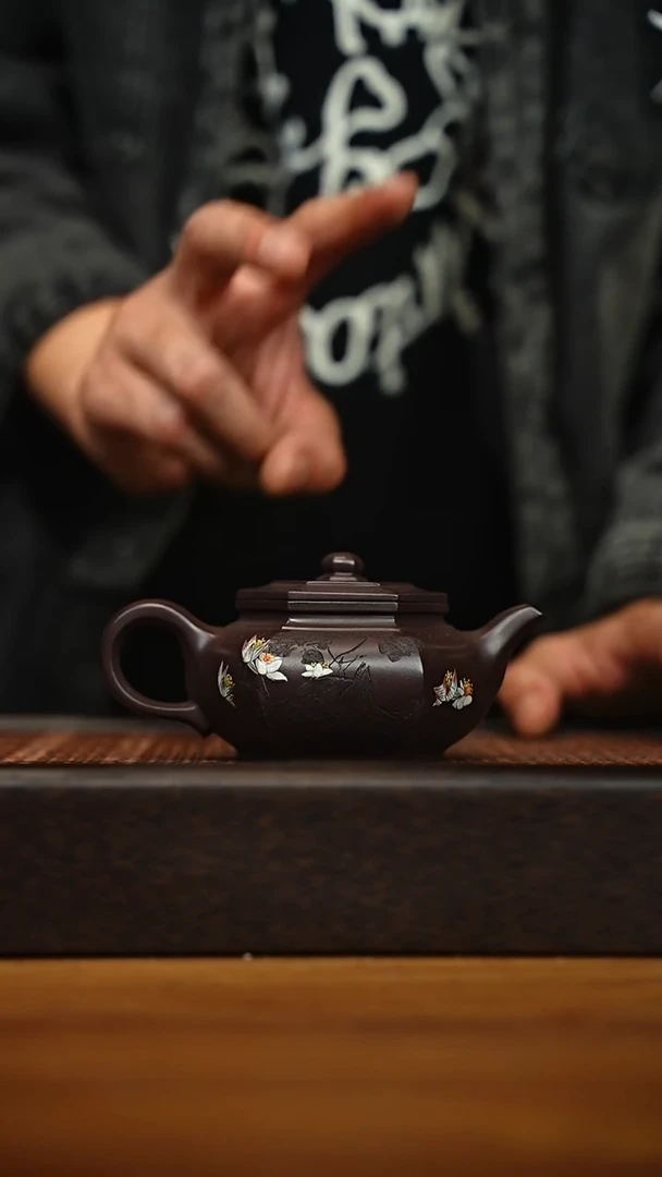 茶壶紫砂宜兴原矿 手工 紫砂壶容量160cc