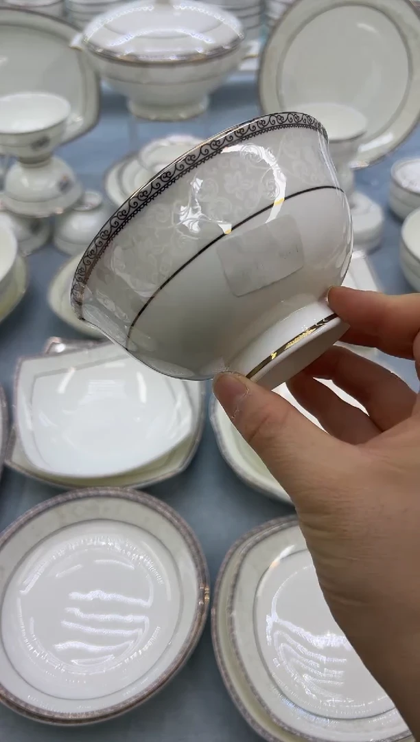 骨瓷玲珑7.5贵龙1个6三角1个