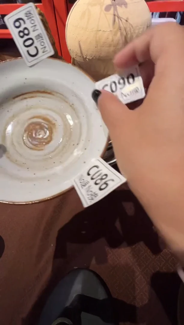 瓷片小**️c.089 白麻点小碗