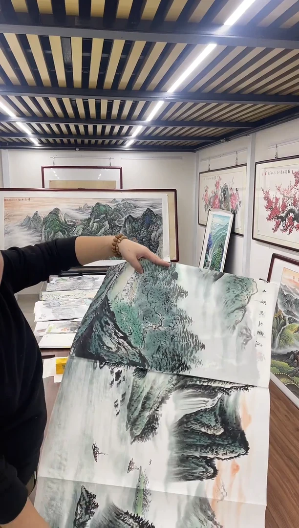 国画阿豪专属链接-李土庆无点染带证书