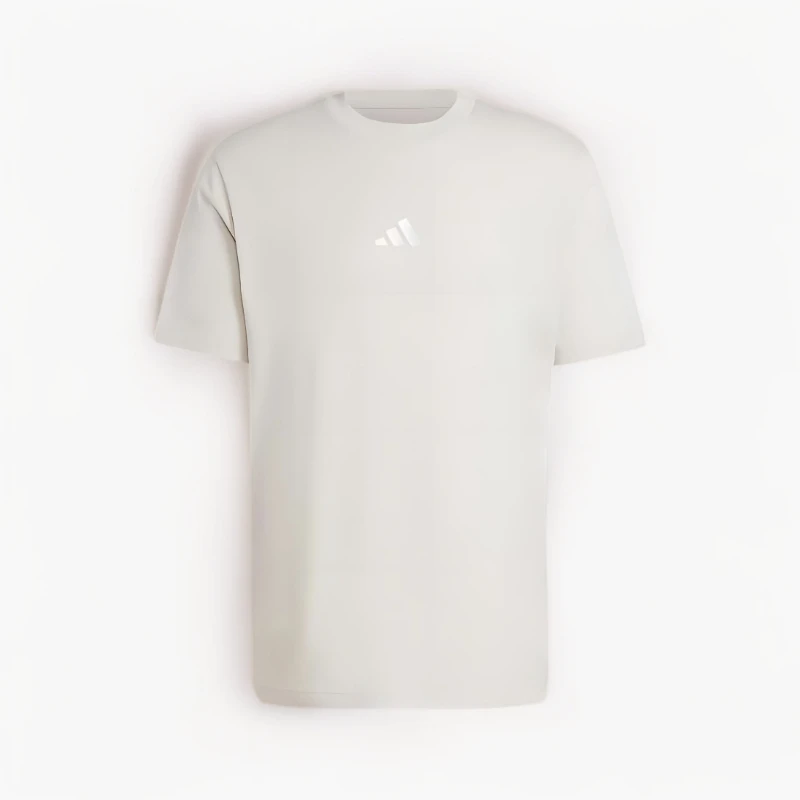 adidas/阿迪达斯男款品牌LOGO圆领套头短袖T恤奇妙氧化铝JD1779