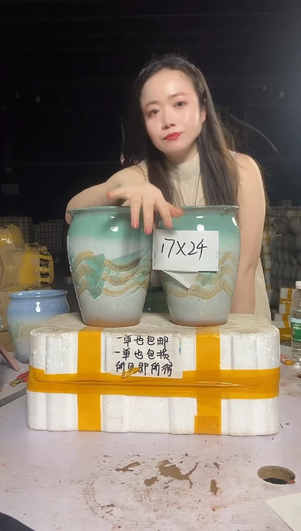 宜兴紫砂粗陶花盆17/24