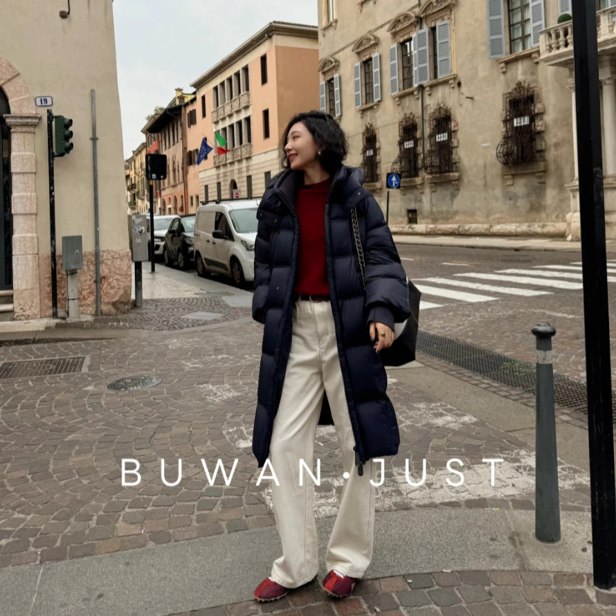 BUWANJUST高定嵿奢重磅高充绒量保暖一件过冬长短款羽绒服B2371