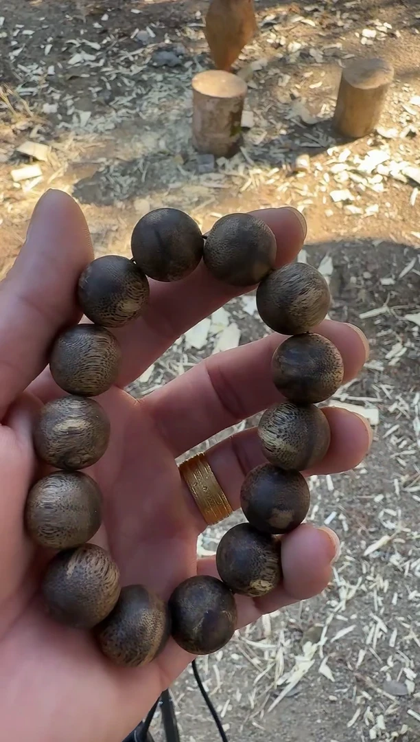 沉香沉香碎屑沉香手链单圈卡16    20克