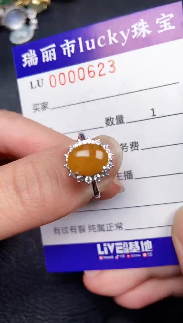 翡翠银S925镶嵌颈饰0623