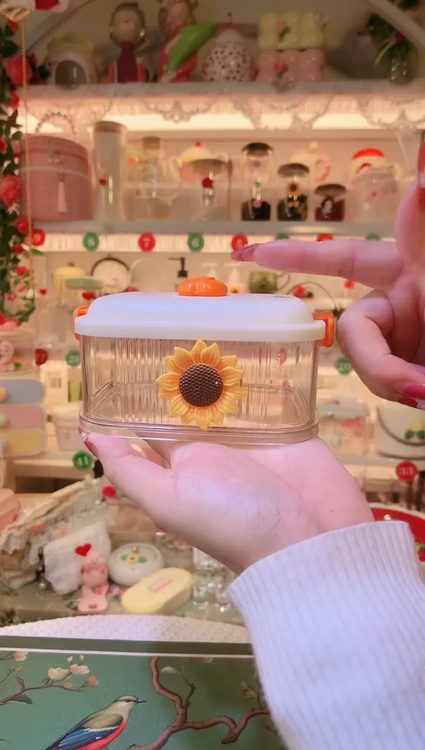 向日葵大料收纳盒——手工制作品质好！