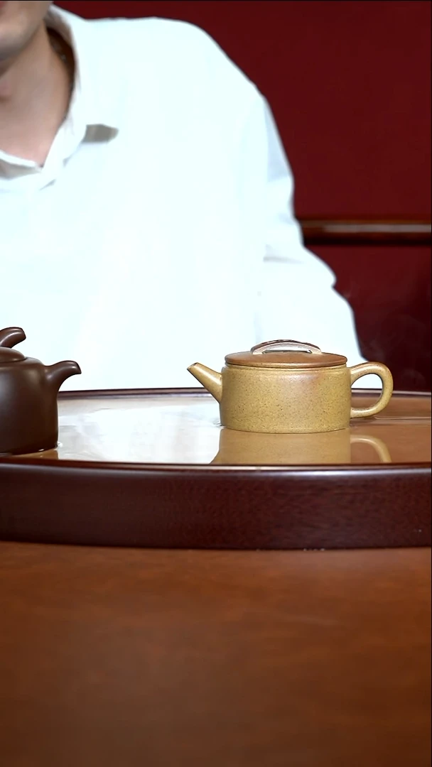 茶壶紫砂柴烧    黄金段   汉瓦   200cc