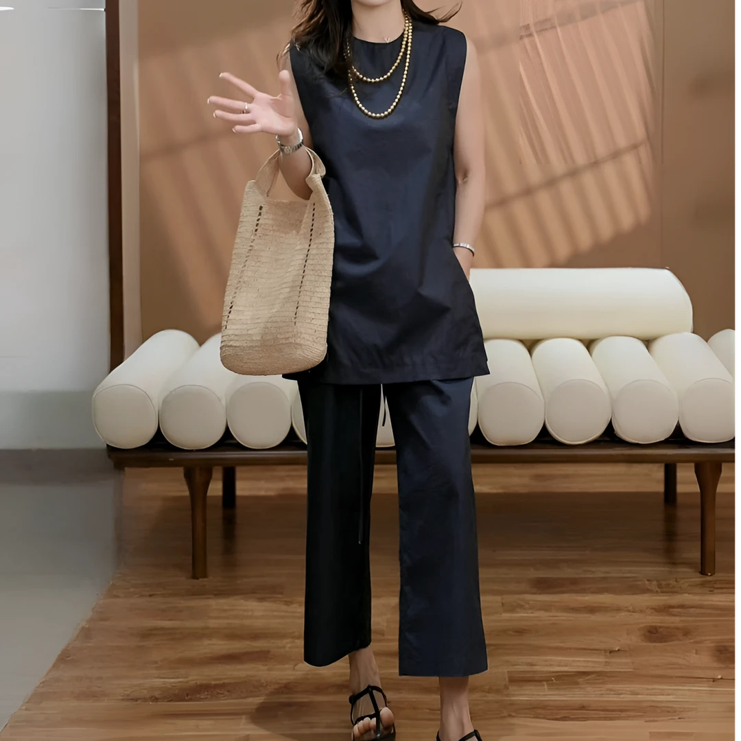 高级感甜美可爱女装夏季轻奢减龄衣服时尚气质休闲套装洋气休闲装