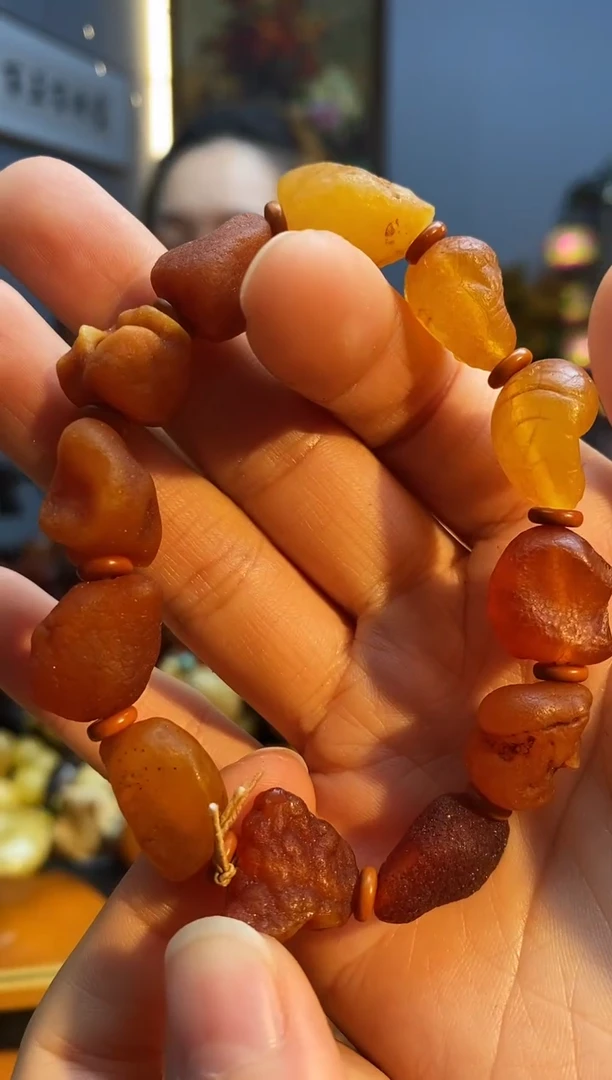 手串琥珀未镶嵌手串