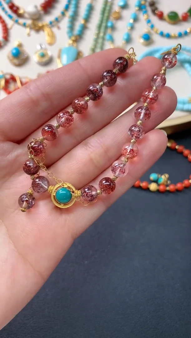 【闪购商品】水晶手链18K金镶嵌R325|2880