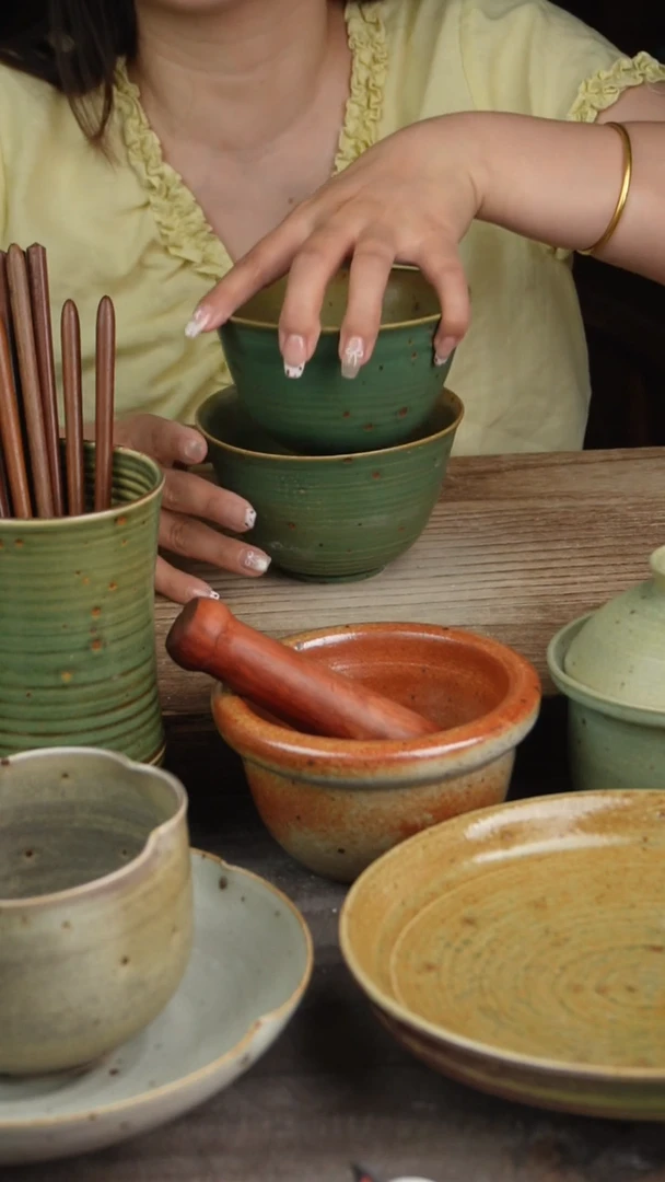 钛合金景德镇手工高温餐具