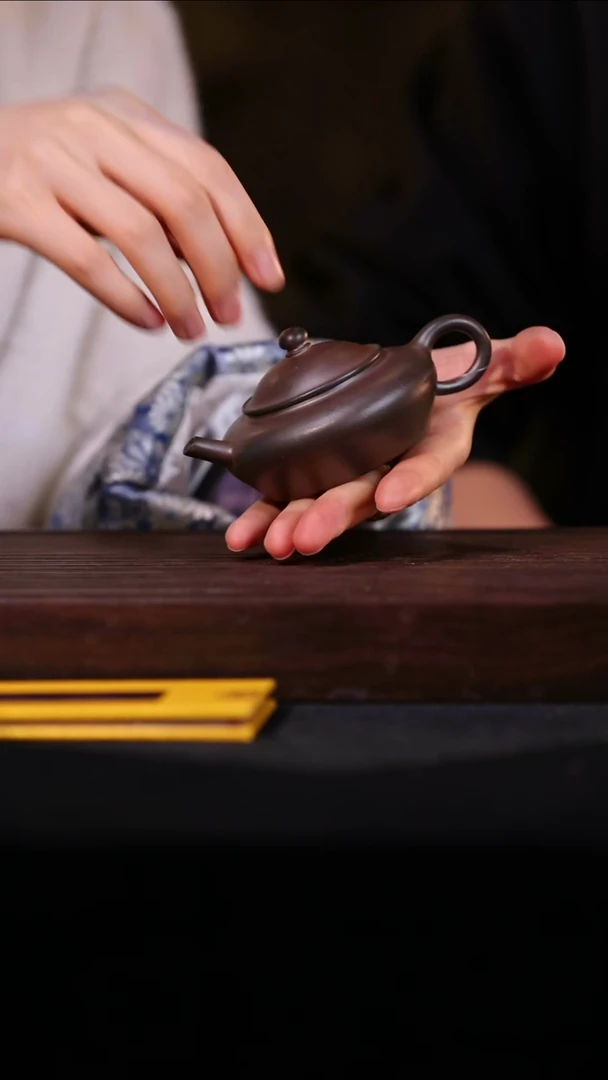 茶壶紫砂前墅龙窑 扁舟