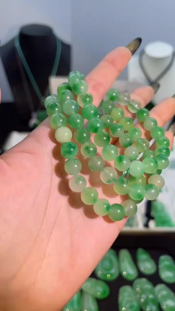 【闪购商品】翡翠手串未镶嵌翡翠手串翡翠天然手串