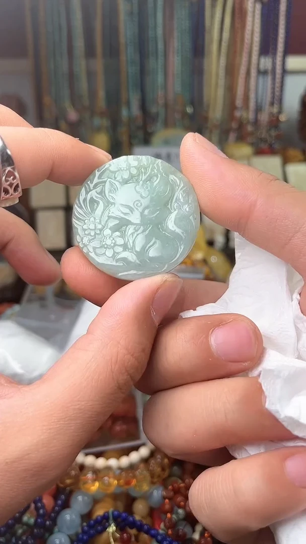 【闪购商品】翡翠颈饰未镶嵌  (一物一件)0003832