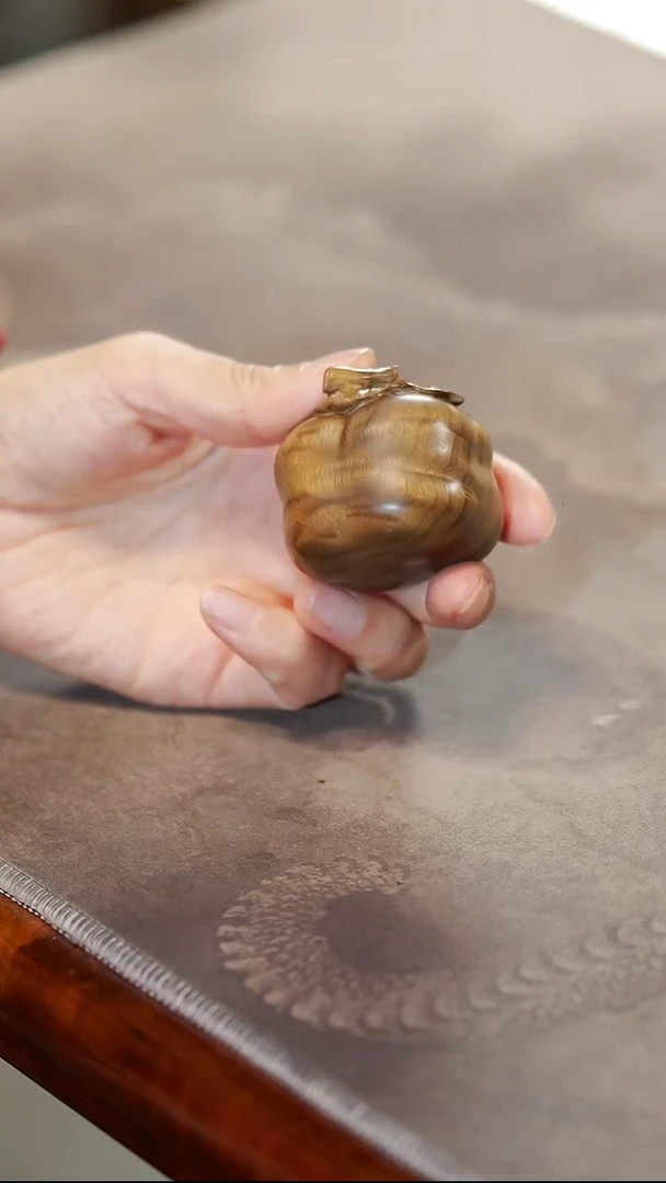 金丝楠825手作款 事事如意把玩件