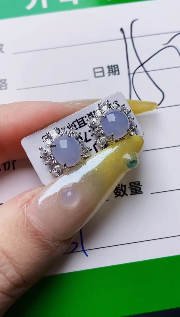 银S925镶嵌戒指翡翠4239