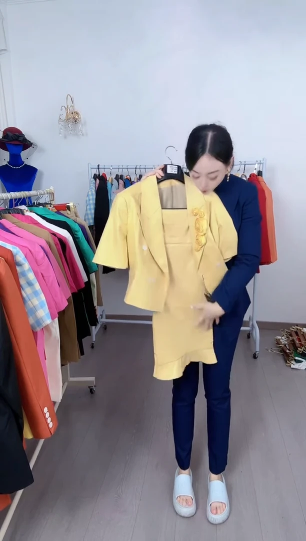 L码直筒裤套装（默认微瑕、不退不换）