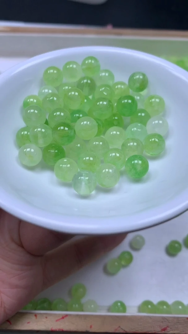 未镶嵌散珠碧玺E960 葡萄碧玺8mm25颗8元