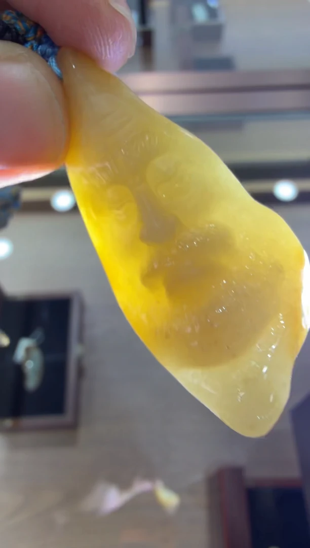 未镶嵌挂件翡翠A货翡翠孤品国雕谢林工