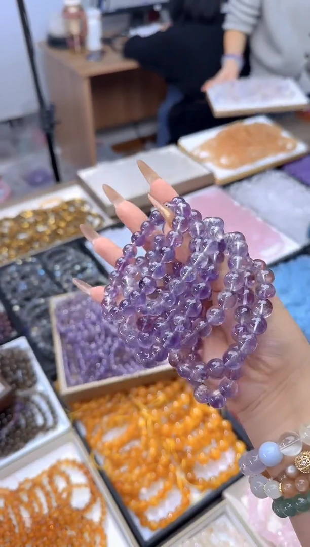 【闪购商品】水晶手串未镶嵌008/多样性发其一/卡9