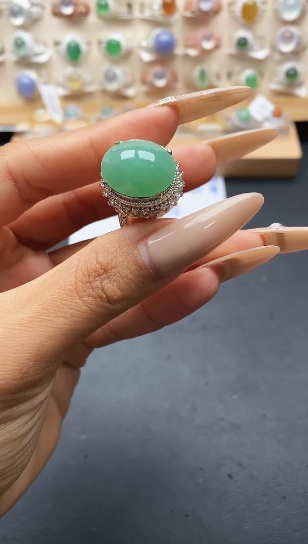 未镶嵌戒指翡翠缅甸天然A货翡翠1 9-4