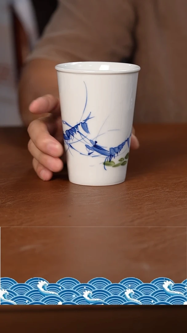 盖碗景德镇陶瓷纯手工手绘
