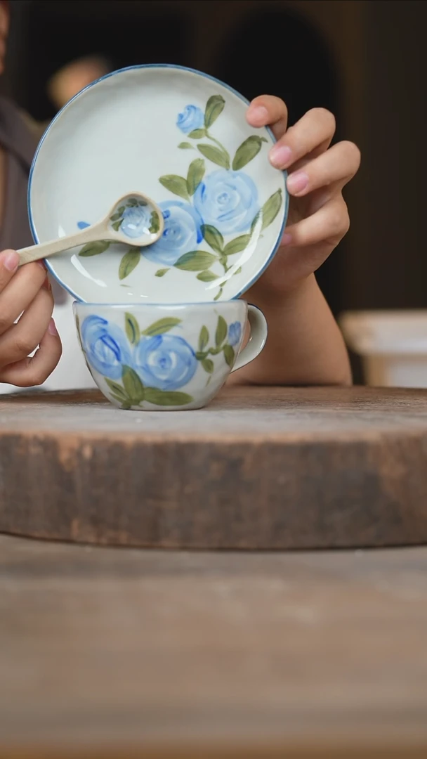 瓷片景德镇高温釉下彩（食品级）